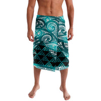 Matariki New Zealand Lavalava NZ Niho Taniwha Maori New Year Cyan Galaxy LT14 Cyan - Polynesian Pride