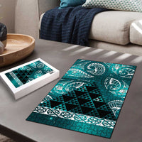 Matariki New Zealand Puzzle NZ Niho Taniwha Maori New Year Cyan Galaxy LT14 - Polynesian Pride