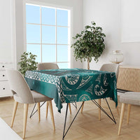 Matariki New Zealand Tablecloth NZ Niho Taniwha Maori New Year Cyan Galaxy LT14 - Polynesian Pride