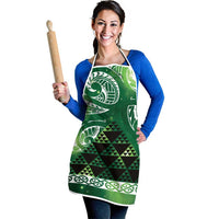 Matariki New Zealand Apron NZ Niho Taniwha Maori New Year Green Galaxy LT14 - Polynesian Pride