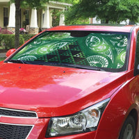 Matariki New Zealand Auto Sun Shade NZ Niho Taniwha Maori New Year Green Galaxy LT14 - Polynesian Pride