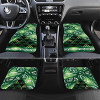Matariki New Zealand Car Mats NZ Niho Taniwha Maori New Year Green Galaxy LT14 Set 4pcs Green - Polynesian Pride
