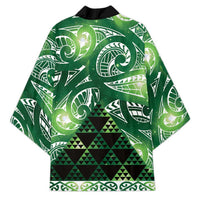 Matariki New Zealand Kimono NZ Niho Taniwha Maori New Year Green Galaxy