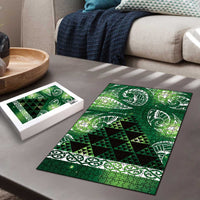 Matariki New Zealand Puzzle NZ Niho Taniwha Maori New Year Green Galaxy LT14 - Polynesian Pride