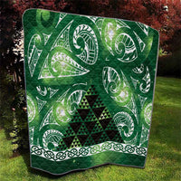 Matariki New Zealand Quilt NZ Niho Taniwha Maori New Year Green Galaxy LT14 - Polynesian Pride