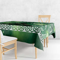 Matariki New Zealand Tablecloth NZ Niho Taniwha Maori New Year Green Galaxy LT14 - Polynesian Pride