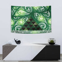 Matariki New Zealand Tapestry NZ Niho Taniwha Maori New Year Green Galaxy LT14 - Polynesian Pride