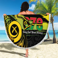 Personalised Vanuatu 678 Beach Blanket Proud To Be A Ni-Van LT14 - Polynesian Pride