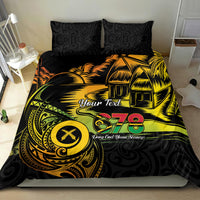 Personalised Vanuatu 678 Bedding Set Proud To Be A Ni-Van LT14 - Polynesian Pride