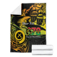 Personalised Vanuatu 678 Blanket Proud To Be A Ni-Van LT14 - Polynesian Pride
