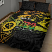 Personalised Vanuatu 678 Quilt Bed Set Proud To Be A Ni-Van LT14 - Polynesian Pride