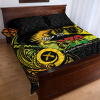 Personalised Vanuatu 678 Quilt Bed Set Proud To Be A Ni-Van LT14 - Polynesian Pride