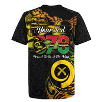 Personalised Vanuatu 678 Rugby Jersey Proud To Be A Ni-Van LT14 - Polynesian Pride