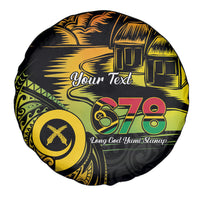 Personalised Vanuatu 678 Spare Tire Cover Proud To Be A Ni-Van LT14 - Polynesian Pride