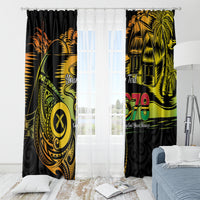 Personalised Vanuatu 678 Window Curtain Proud To Be A Ni-Van LT14 - Polynesian Pride