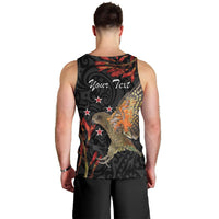Personalised New Zealand Kea Men Tank Top Nestor Notabilis With Harakeke Maori Pattern LT14 - Polynesian Pride