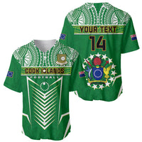 Personalised Cook Islands Football Baseball Jersey Go Kuki Airani Polynesian Sporty Style LT14 - Polynesian Pride