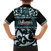 Kia Ora New Zealand Hawaiian Shirt Aotearoa Proud Maori Paua Shell Silver Fern LT14 - Polynesian Pride