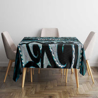 Kia Ora New Zealand Tablecloth Aotearoa Proud Maori Paua Shell Silver Fern LT14 - Polynesian Pride