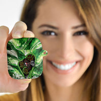 Piwakawaka New Zealand Christmas In July AirPods Case NZ Aroha Koru Fern Marble Vibes