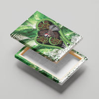Piwakawaka New Zealand Christmas In July Canvas Wall Art NZ Aroha Koru Fern Marble Vibes