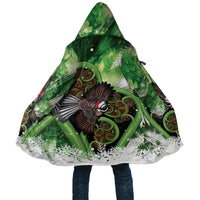 Piwakawaka New Zealand Christmas In July Cloak NZ Aroha Koru Fern Marble Vibes