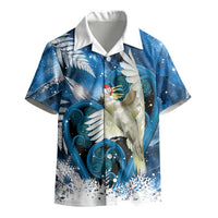 Sulphur-crested Cockatoo New Zealand Christmas In July Kid Hawaiian Shirt NZ Aroha Koru Fern Marble Vibes LT14 - Polynesian Pride
