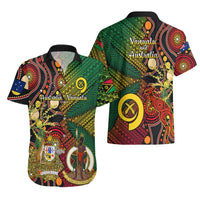 Vanuatu and Australia Hawaiian Shirt Vanuatuan Polynesian Mix Aussie Aboriginal Art LT14 - Polynesian Pride