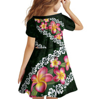 Green Polynesia Family Matching Puletasi and Hawaiian Shirt Plumeria With Hibiscus Pattern Tropical Vibes LT14 - Polynesian Pride