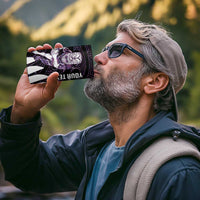 New Zealand Silver Fern Rugby Custom 4 in 1 Can Cooler Tumbler Go All Black Purple Maori Paua Shell - Polynesian Pride
