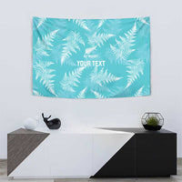 New Zealand Silver Fern Rugby Custom Tapestry Go Aotearoa Champions Turquoise Version - Polynesian Pride