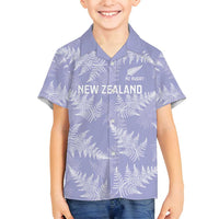 New Zealand Silver Fern Rugby Custom Family Matching Long Sleeve Bodycon Dress and Hawaiian Shirt Go Aotearoa Champions Purple Version - Polynesian Pride