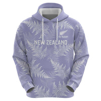 New Zealand Silver Fern Rugby Custom Hoodie Go Aotearoa Champions Purple Version - Polynesian Pride