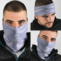 New Zealand Silver Fern Rugby Custom Neck Gaiter Go Aotearoa Champions Purple Version - Polynesian Pride