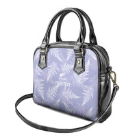 New Zealand Silver Fern Rugby Custom Shoulder Handbag Go Aotearoa Champions Purple Version - Polynesian Pride