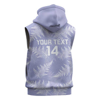 New Zealand Silver Fern Rugby Custom Sleeveless Hoodie Go Aotearoa Champions Purple Version - Polynesian Pride