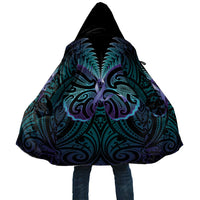 Suicide Prevention New Zealand Cloak Aotearoa Maori Butterfly Mix Silver Fern - Polynesian Pride