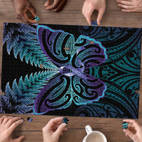 Suicide Prevention New Zealand Puzzle Aotearoa Maori Butterfly Mix Silver Fern LT14 - Polynesian Pride