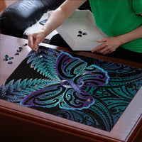 Suicide Prevention New Zealand Puzzle Aotearoa Maori Butterfly Mix Silver Fern LT14 - Polynesian Pride