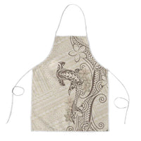 Beige Hawaii Apron Hammerhead Shark Tattoo Curve Polynesian LT14 Beige - Polynesian Pride