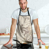 Beige Hawaii Apron Hammerhead Shark Tattoo Curve Polynesian LT14 - Polynesian Pride
