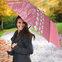 Personalised Polynesia Breast Cancer Awareness Umbrella Brave Strong Butterfly Pink Ribbon LT14 - Polynesian Pride