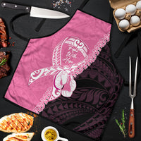 Polynesia Breast Cancer Awareness Apron Fight With Hope Pink Ribbon Boxing Gloves LT14 Pink - Polynesian Pride