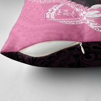 Polynesia Breast Cancer Awareness Pillow Cover Fight With Hope Pink Ribbon Boxing Gloves LT14 - Polynesian Pride