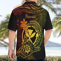 Hawaii Hawaiian Shirt Shaka Tattoo Mix Polynesian Plumeria Reggae Version LT14 - Polynesian Pride