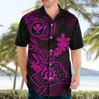 Hawaii Hawaiian Shirt Shaka Tattoo Mix Polynesian Plumeria Pink Version LT14 - Polynesian Pride