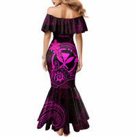 Hawaii Mermaid Dress Shaka Tattoo Mix Polynesian Plumeria Pink Version LT14 - Polynesian Pride