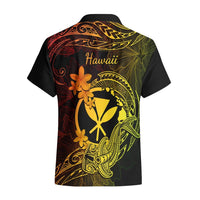 Hawaii Hawaiian Shirt Hammerhead Shark Tattoo Mix Polynesian Plumeria Reggae Version LT14 - Polynesian Pride