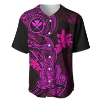 hawaii-baseball-jersey-hammerhead-shark-tattoo-mix-polynesian-plumeria-pink-version