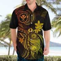 Hawaii Hawaiian Shirt Turtle Mix Polynesian Plumeria Reggae Version LT14 - Polynesian Pride